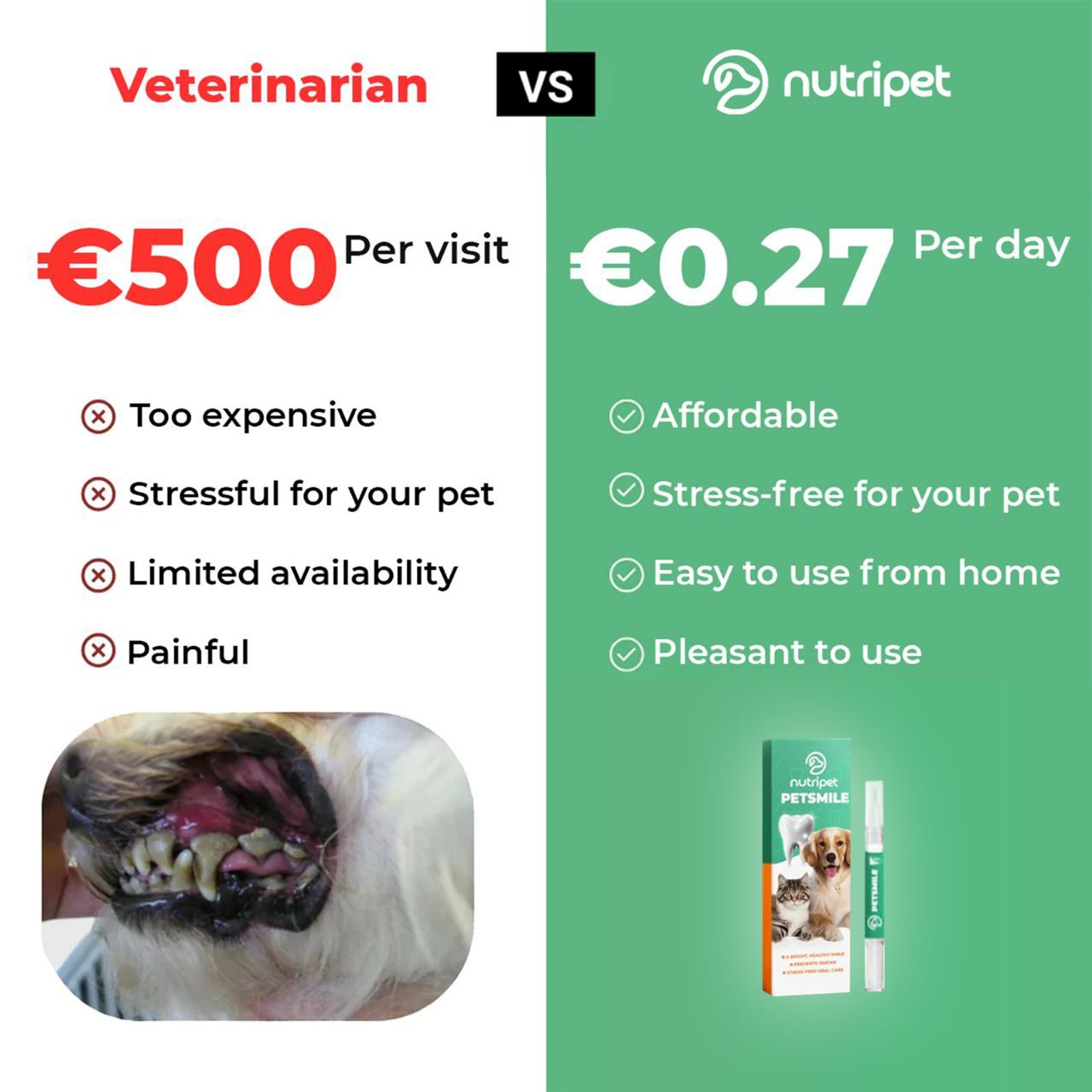 PetSmile™ | Say goodbye to plaque and bad breath!